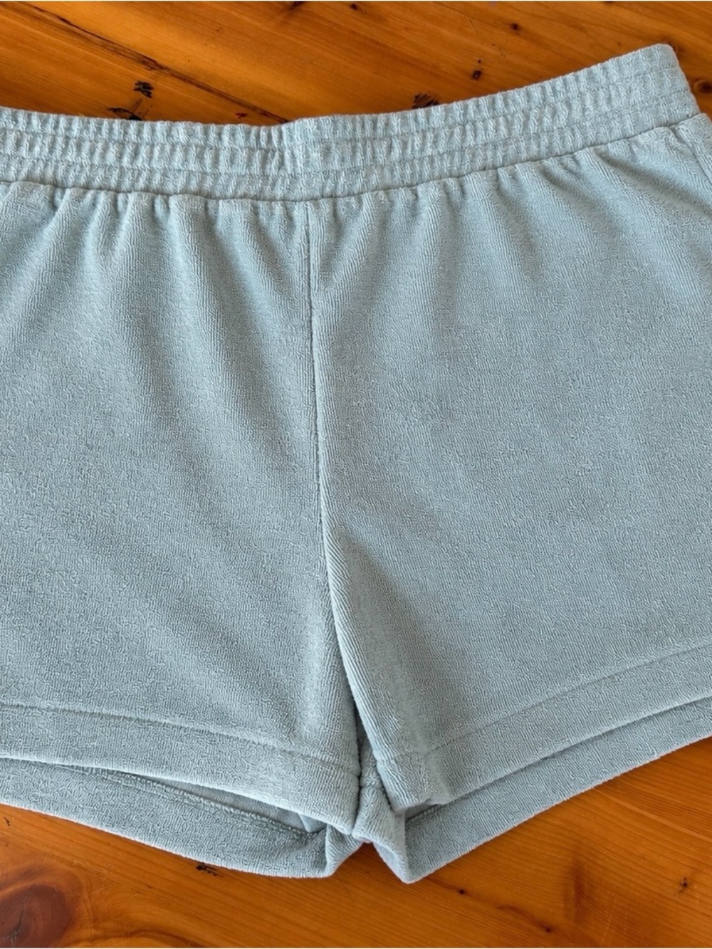Barefoot Dreams Pale Sea blue/green Terry beach lounge Shorts
